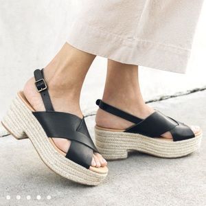 Soludos Amalfi platform heel 9